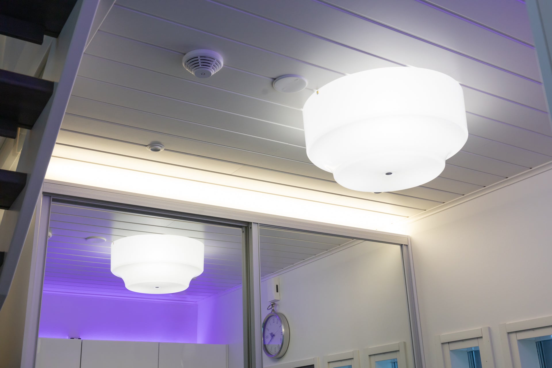 Senja kattovalaisin Ø 58 cm opaalinvalkea