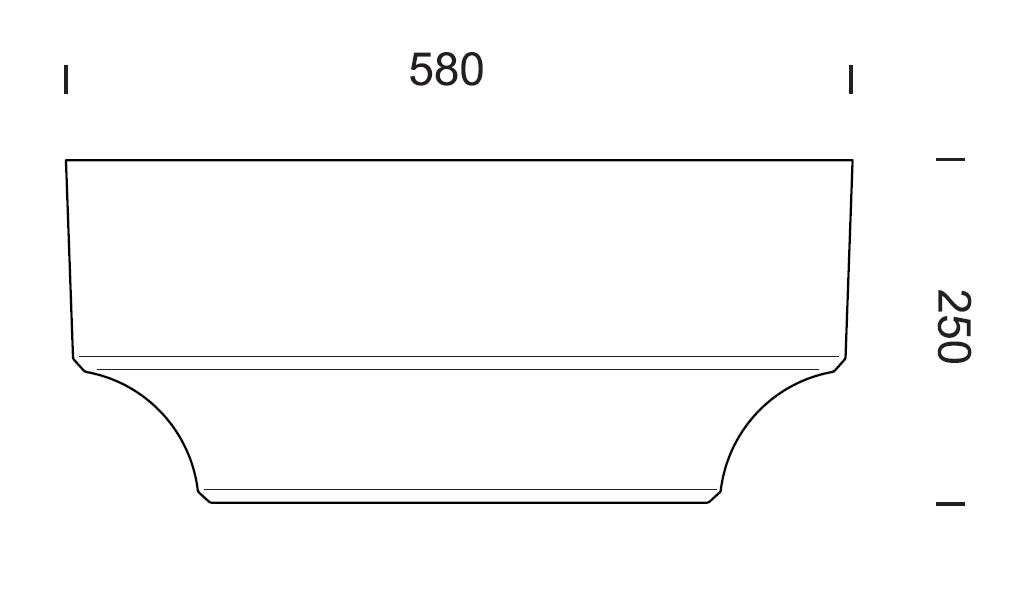 Senja kattovalaisin Ø 58 cm opaalinvalkea