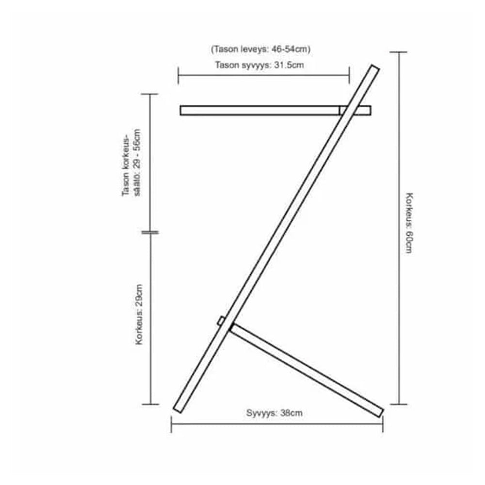 BW GetUpDesk Light korkeussäädettävä pöytätaso
