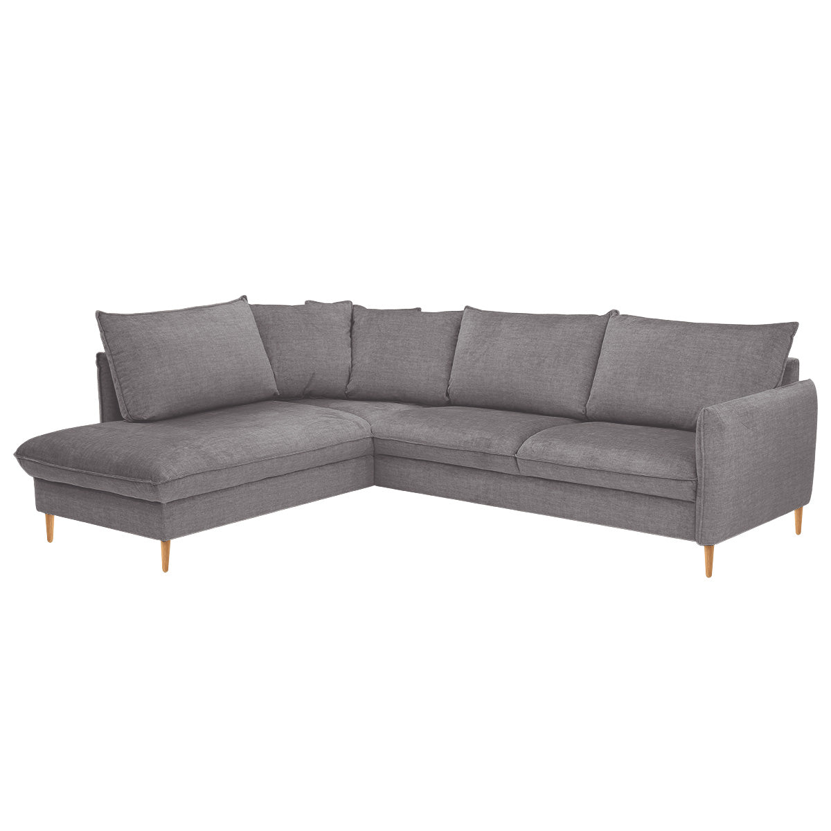 Chic 2,5h+vuodekulmasohva 254x216 cm, Glamour-kangas