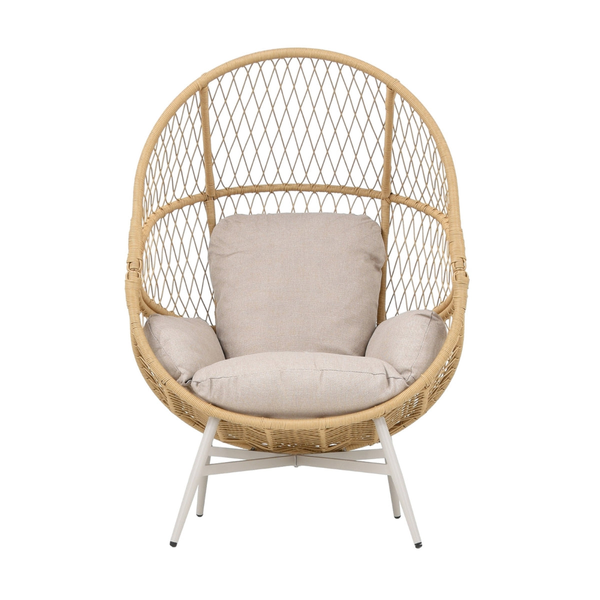 Cane nojatuoli luonnonväri/greige