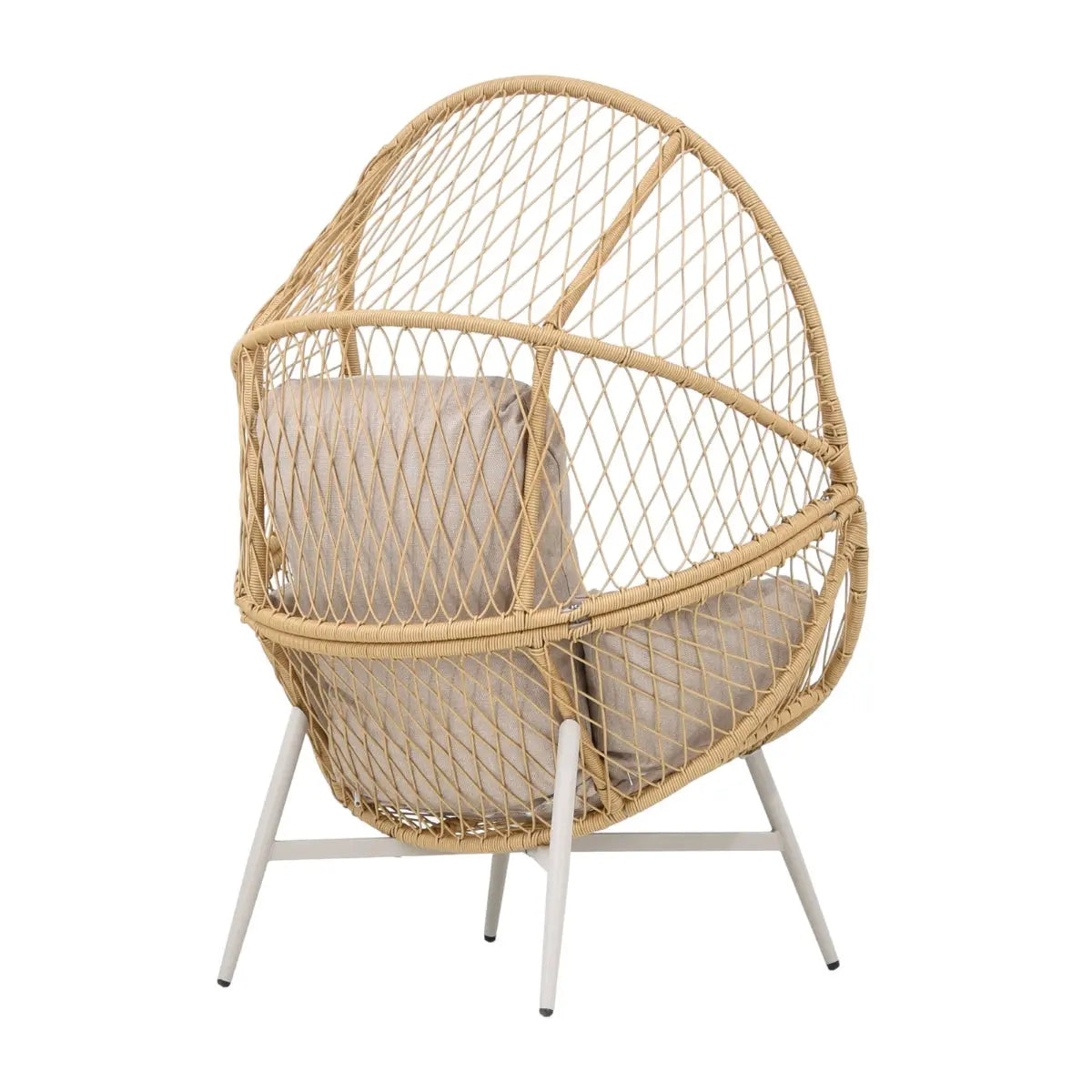 Cane nojatuoli luonnonväri/greige