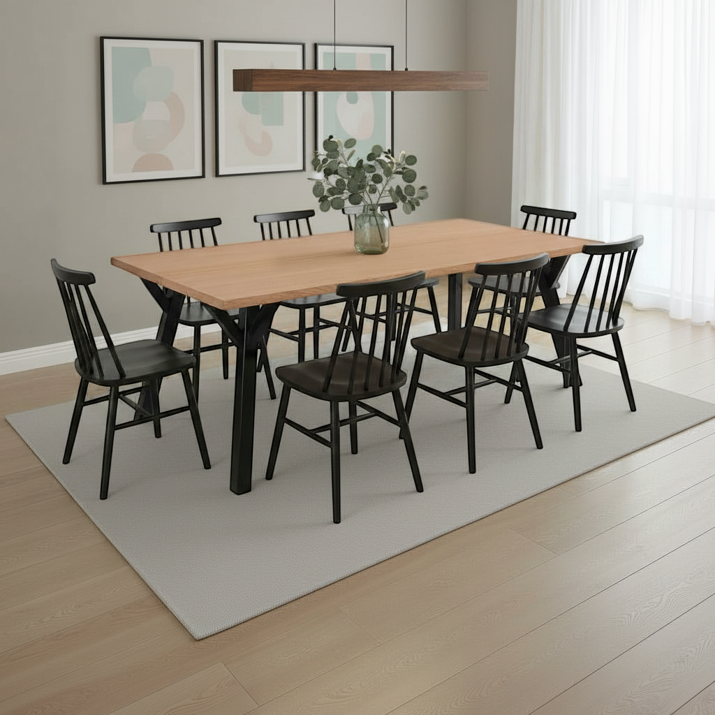 Ivalo lankkupöytä, tammi