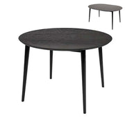 Aino jatkettava pöytä 110x110+45 cm, tammi musta