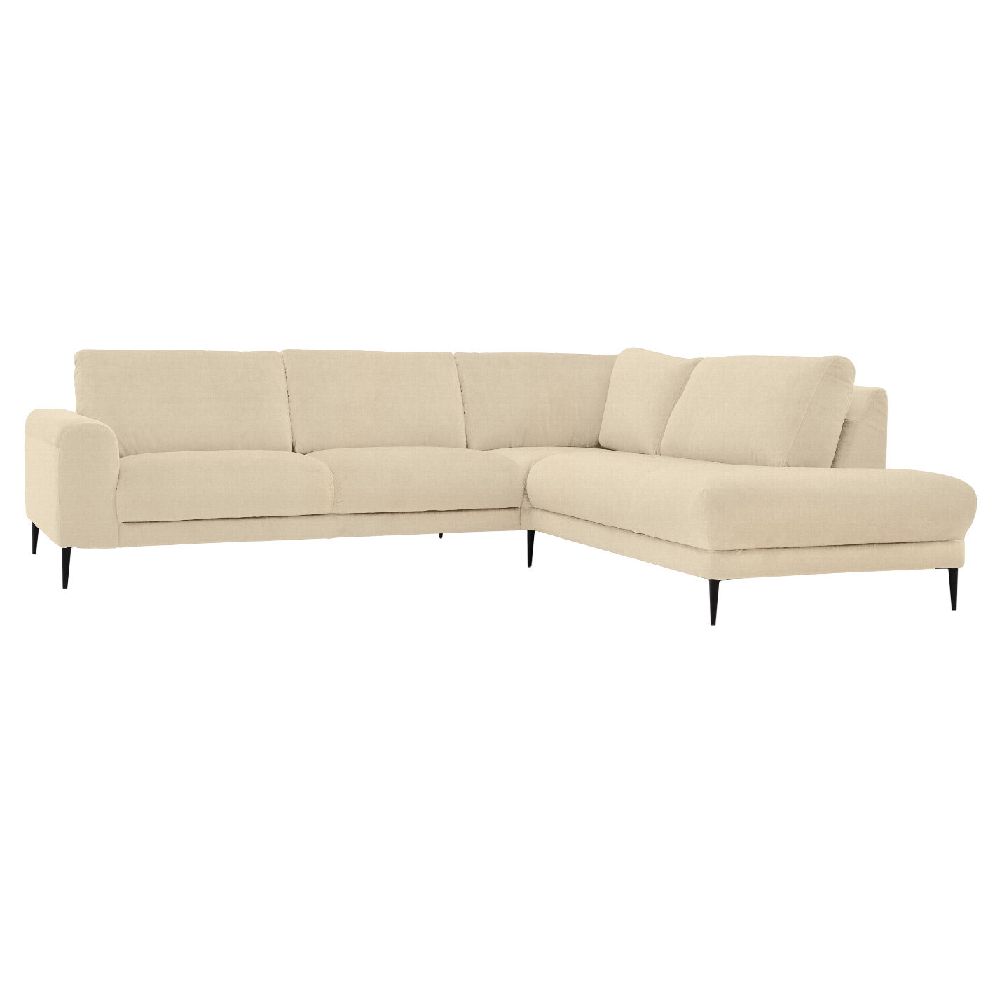 Joy 2,5h-avokulmasohva 276x237 cm, leveät käsinojat, Atlantic-kangas