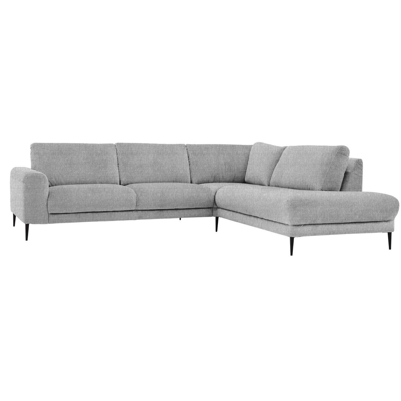 Joy 2,5h-avokulmasohva 276x237 cm, leveät käsinojat, Atlantic-kangas