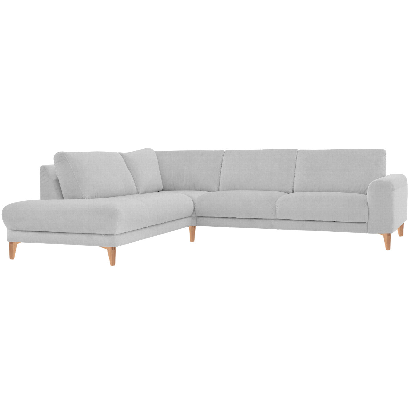 Joy 2,5h-avokulmasohva 276x237 cm, leveät käsinojat, Atlantic-kangas