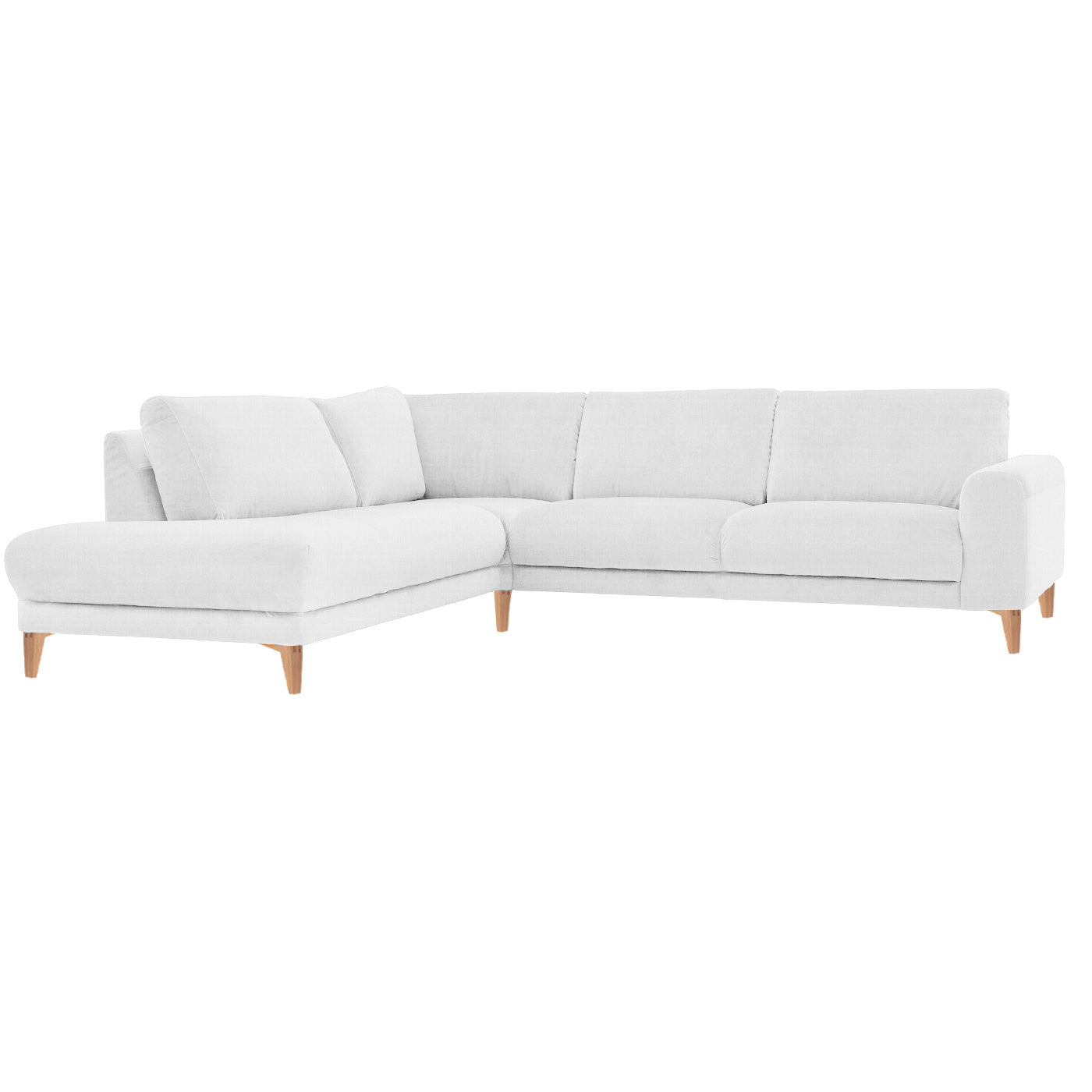 Joy 2,5h-avokulmasohva 276x237 cm, leveät käsinojat, Atlantic-kangas