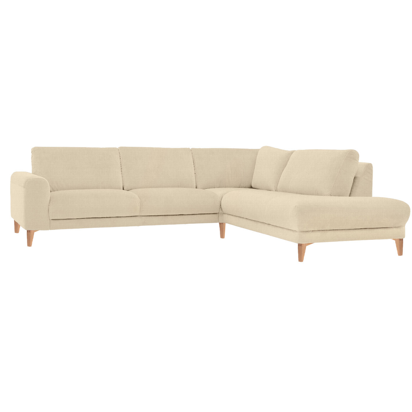 Joy 2,5h-avokulmasohva 276x237 cm, leveät käsinojat, Atlantic-kangas