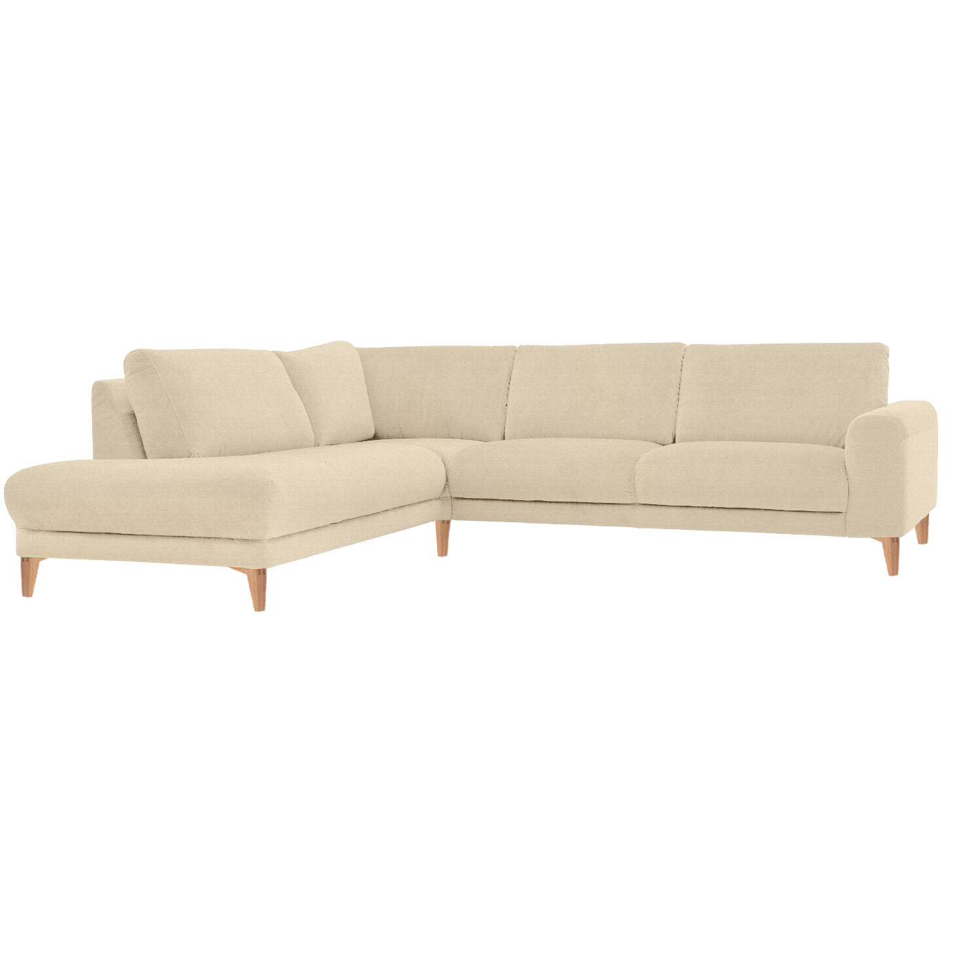 Joy 2,5h-avokulmasohva 276x237 cm, leveät käsinojat, Atlantic-kangas