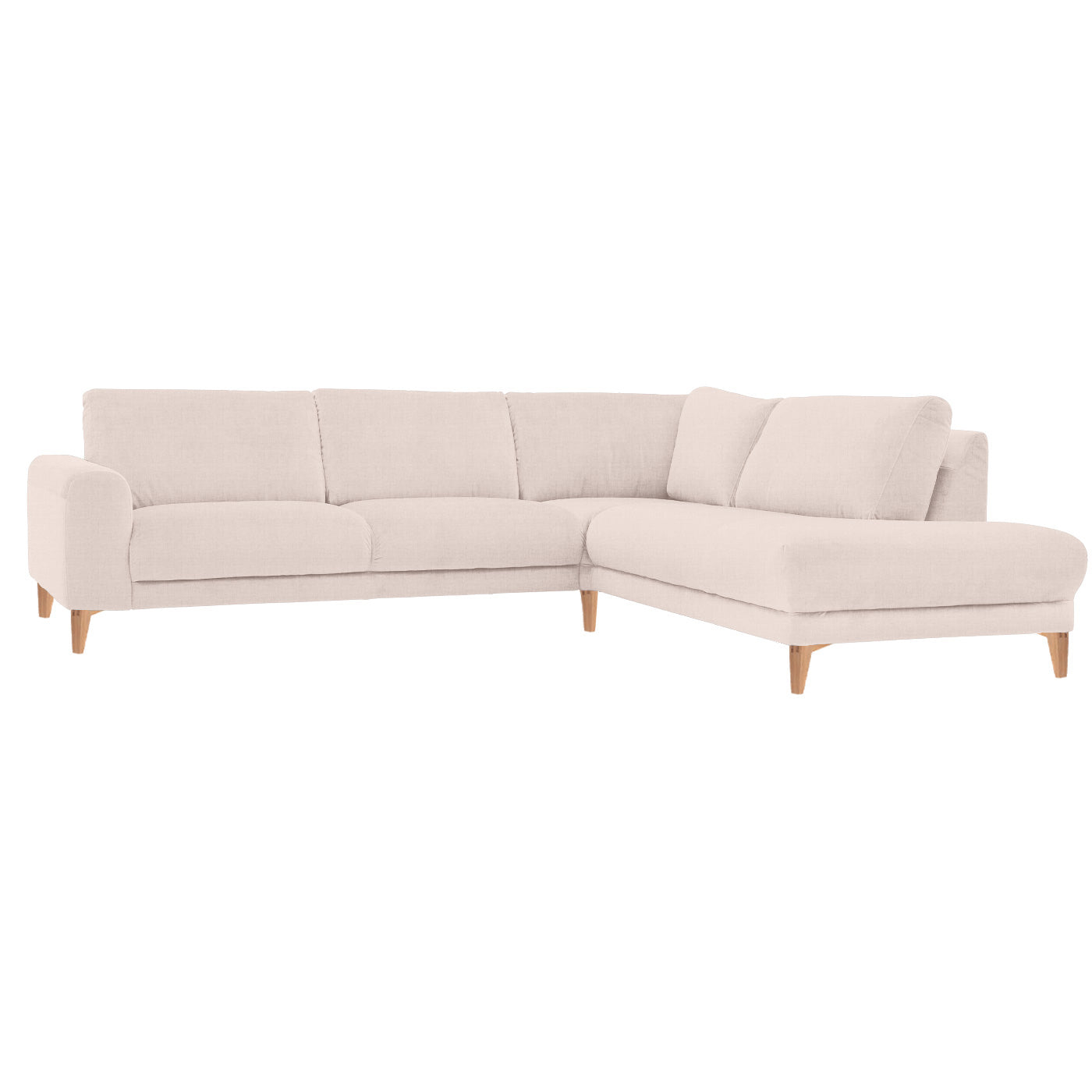 Joy 2,5h-avokulmasohva 276x237 cm, leveät käsinojat, Atlantic-kangas