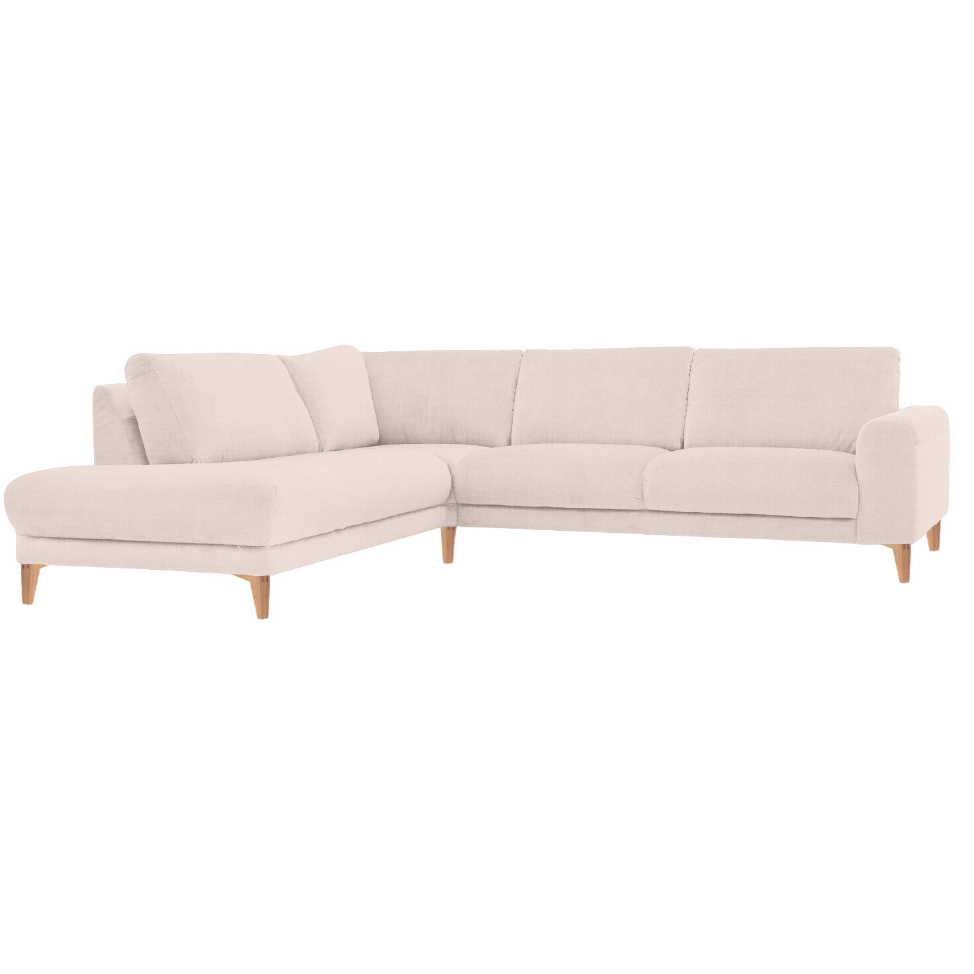 Joy 2,5h-avokulmasohva 276x237 cm, leveät käsinojat, Atlantic-kangas