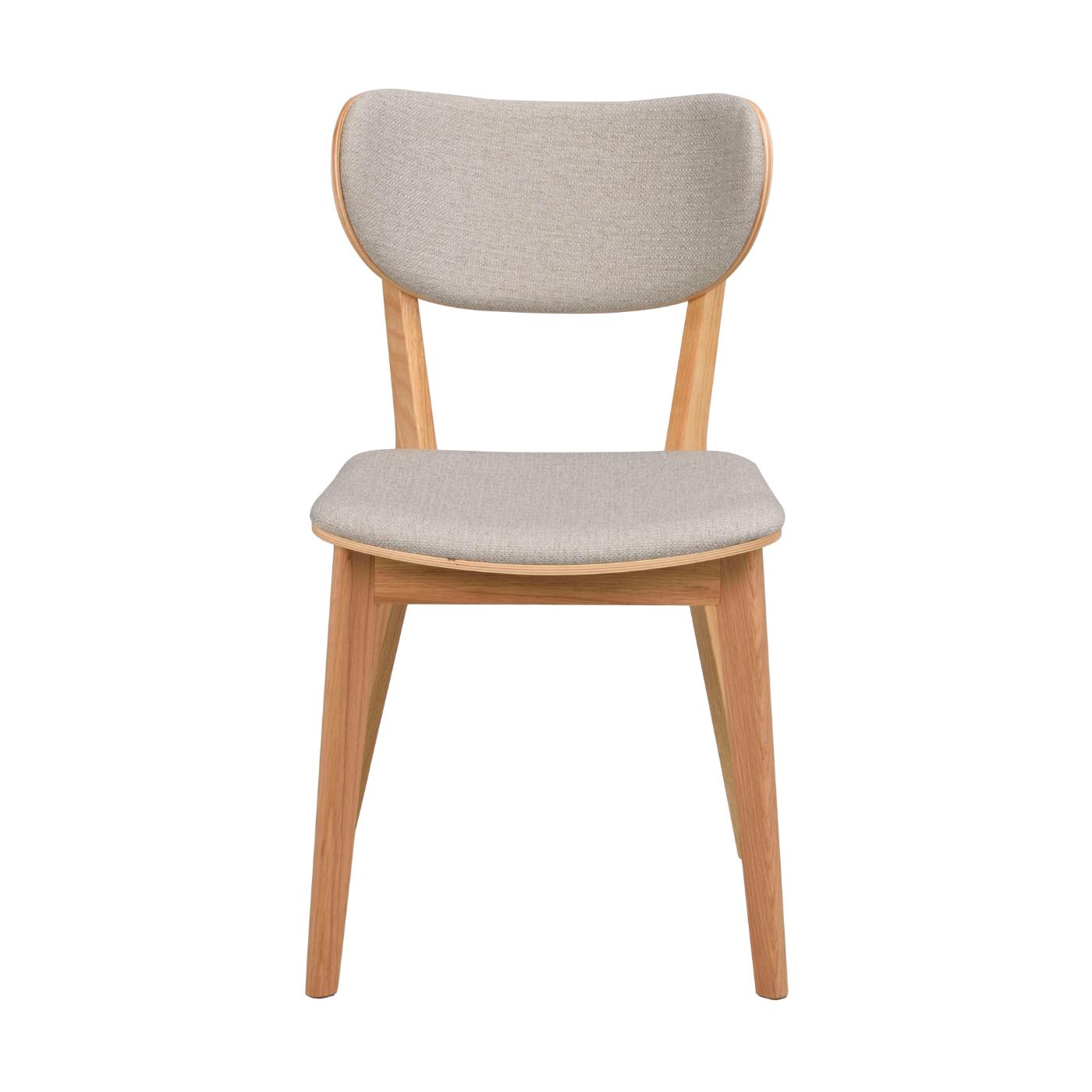 Kato tuoli lakattu tammi / harmaa-beige