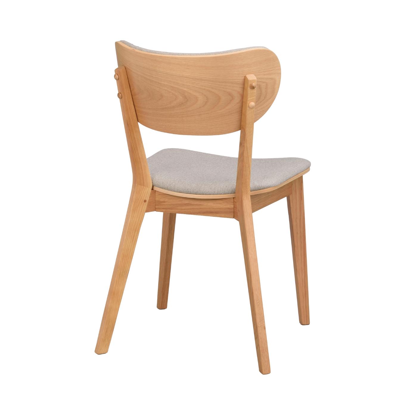 Kato tuoli lakattu tammi / harmaa-beige