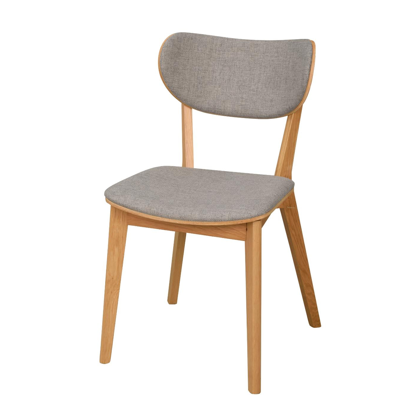 Kato tuoli lakattu tammi / vaaleanharmaa