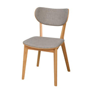 Kato tuoli lakattu tammi / vaaleanharmaa
