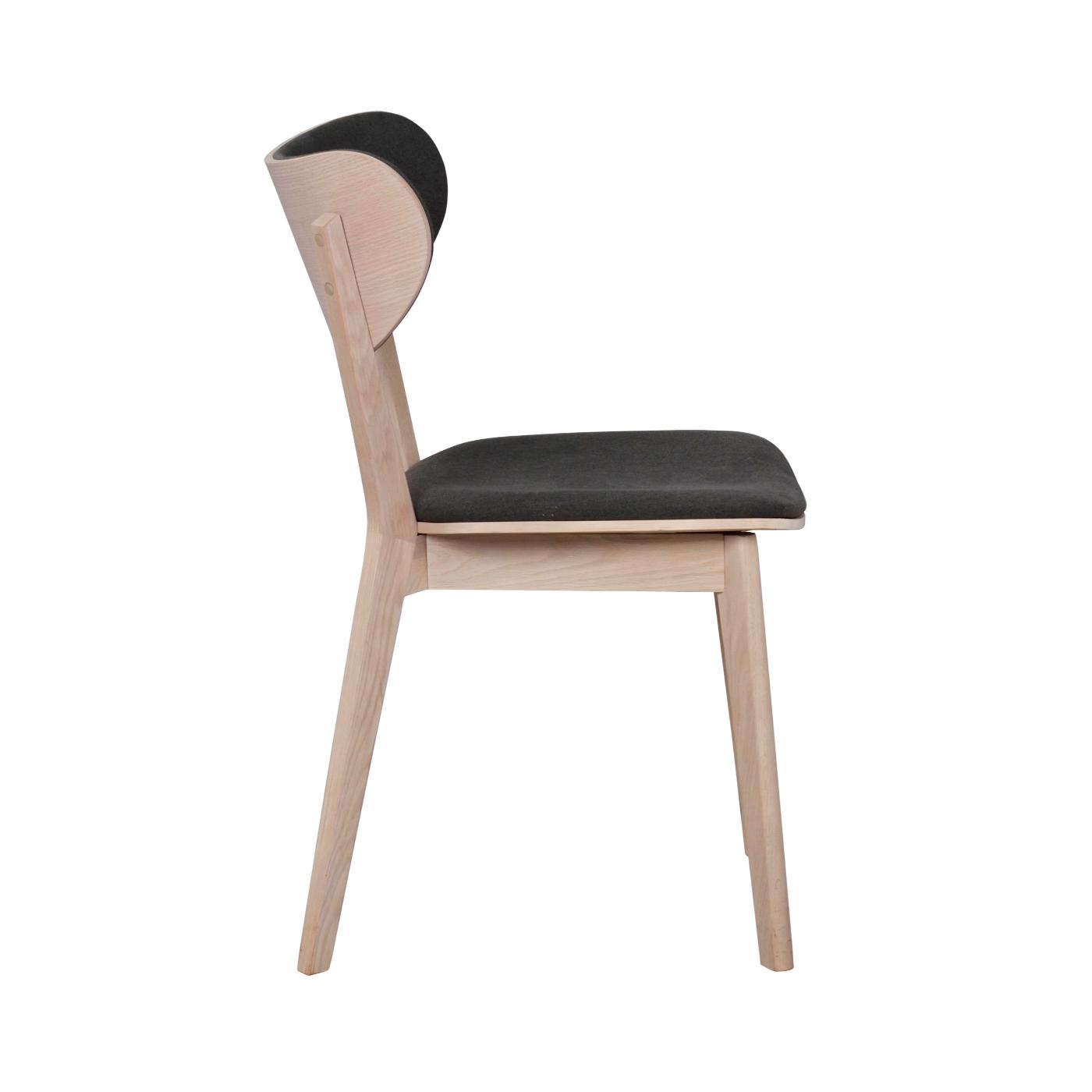 Kato tuoli valkolakattu tammi / tummanharmaa