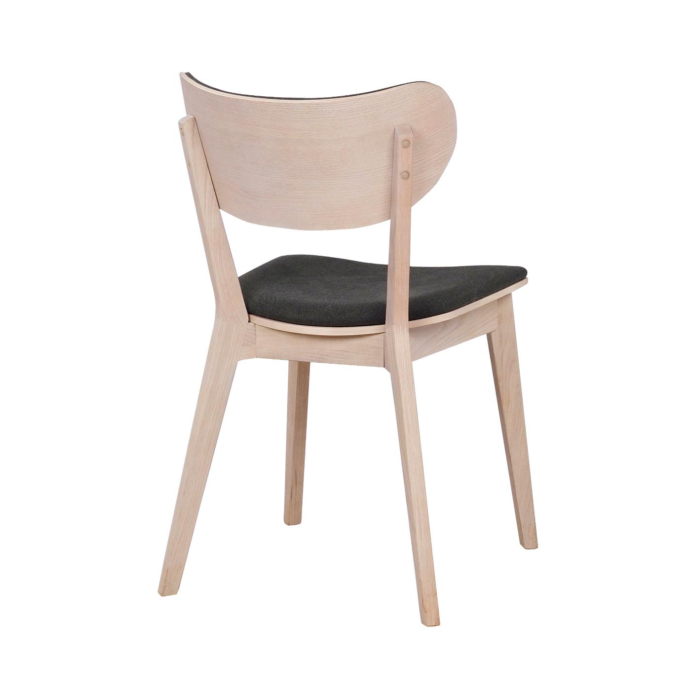 Kato tuoli valkolakattu tammi / tummanharmaa