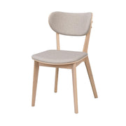 Kato tuoli valkolakattu tammi / harmaa-beige