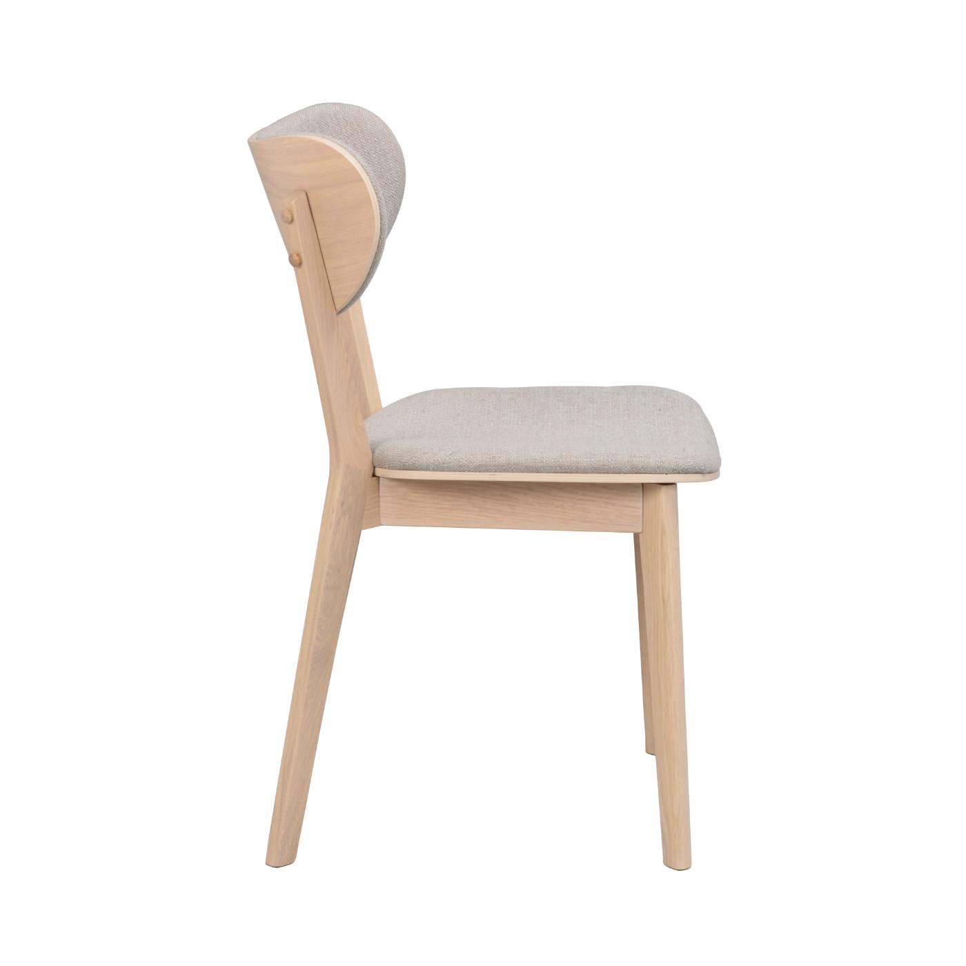 Kato tuoli valkolakattu tammi / harmaa-beige