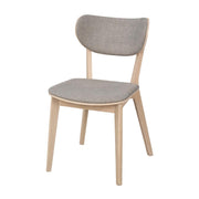 Kato tuoli valkolakattu tammi / vaaleanharmaa