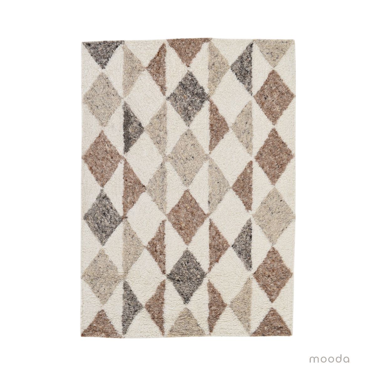 Siimes villamatto 200x290 cm, valkoinen/beige