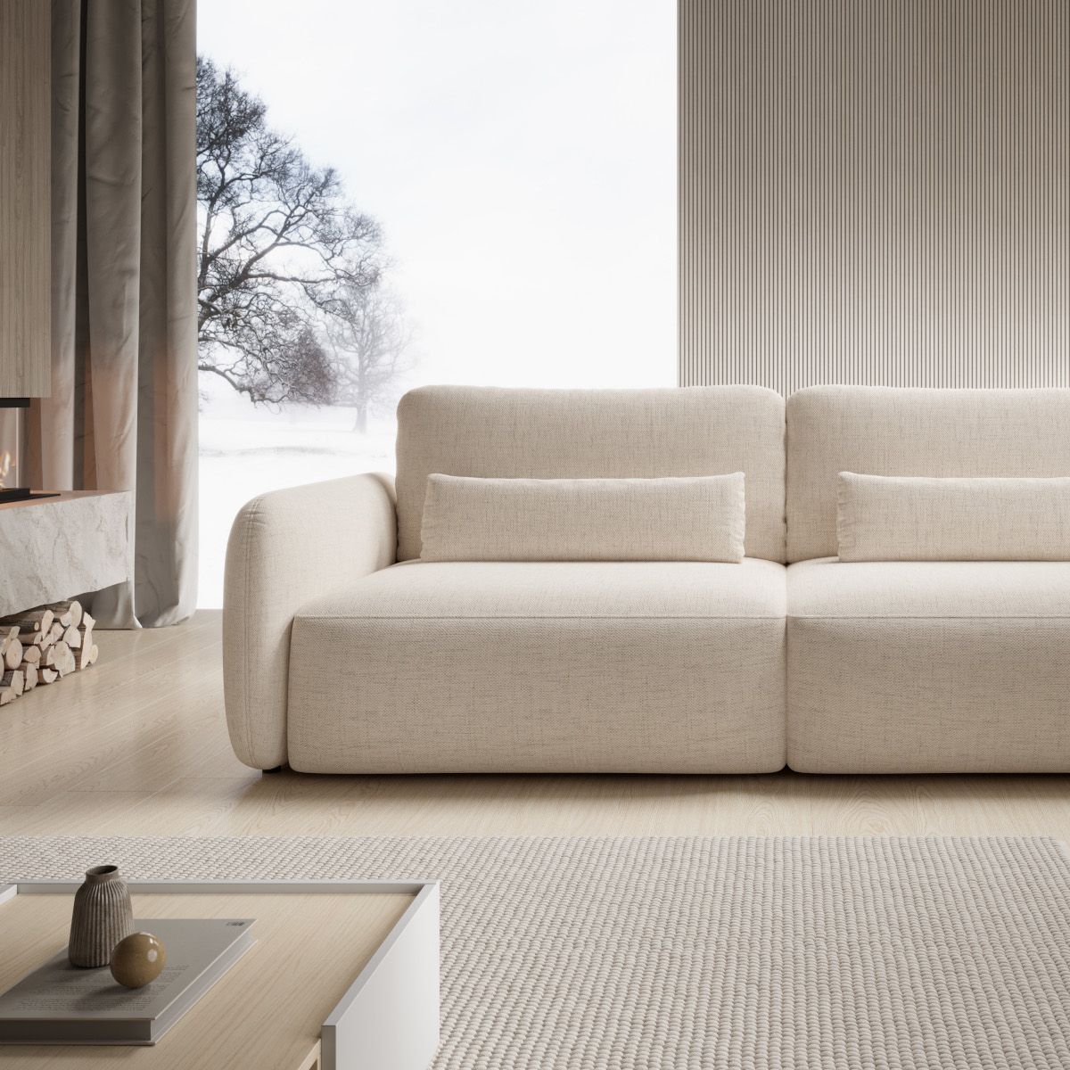 Unna vuodesohva säilytystilalla