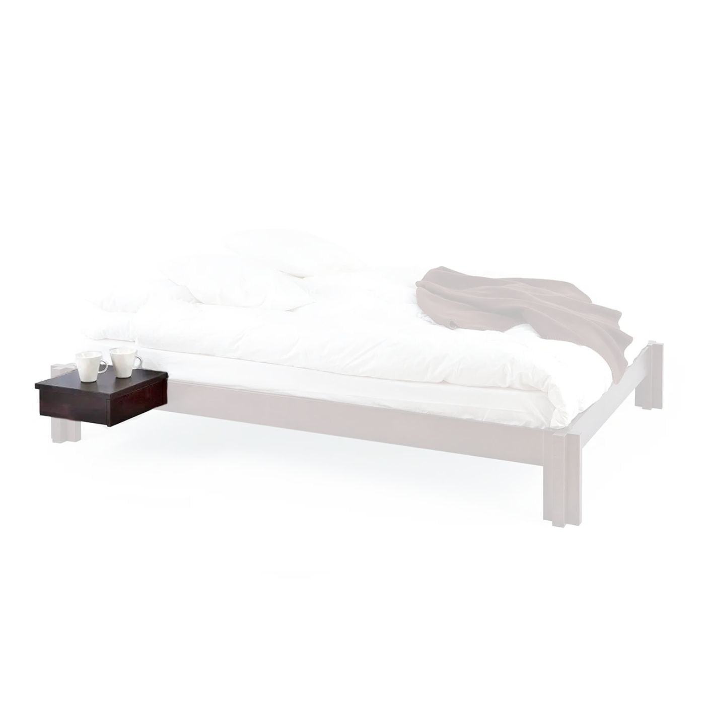 Mori yöpöytä sängynlaitaan, 35x34 cm