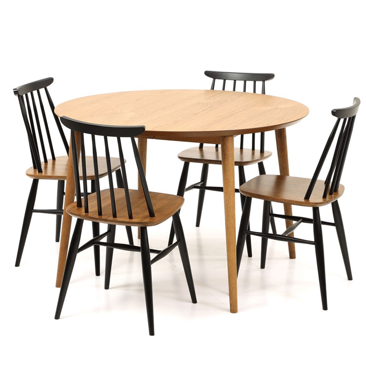 Aino pinnatuoli musta/tammi