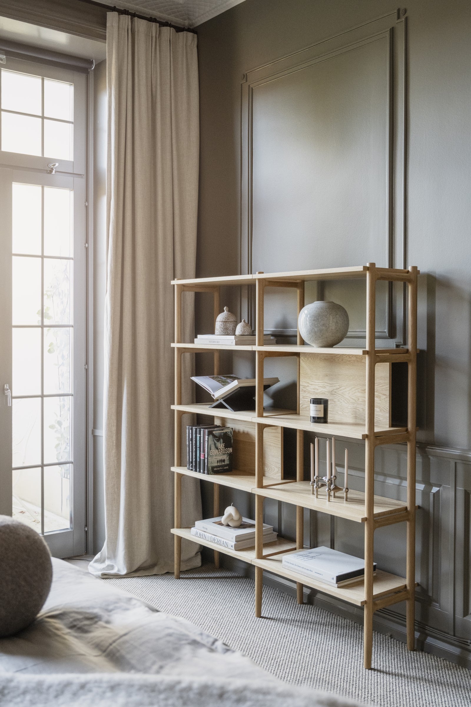 Holton Kirjahylly 140x166 cm tammi