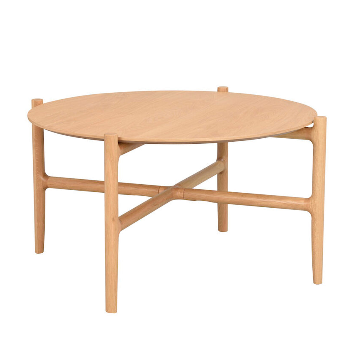 Holton sohvapöytä Ø80 cm tammi