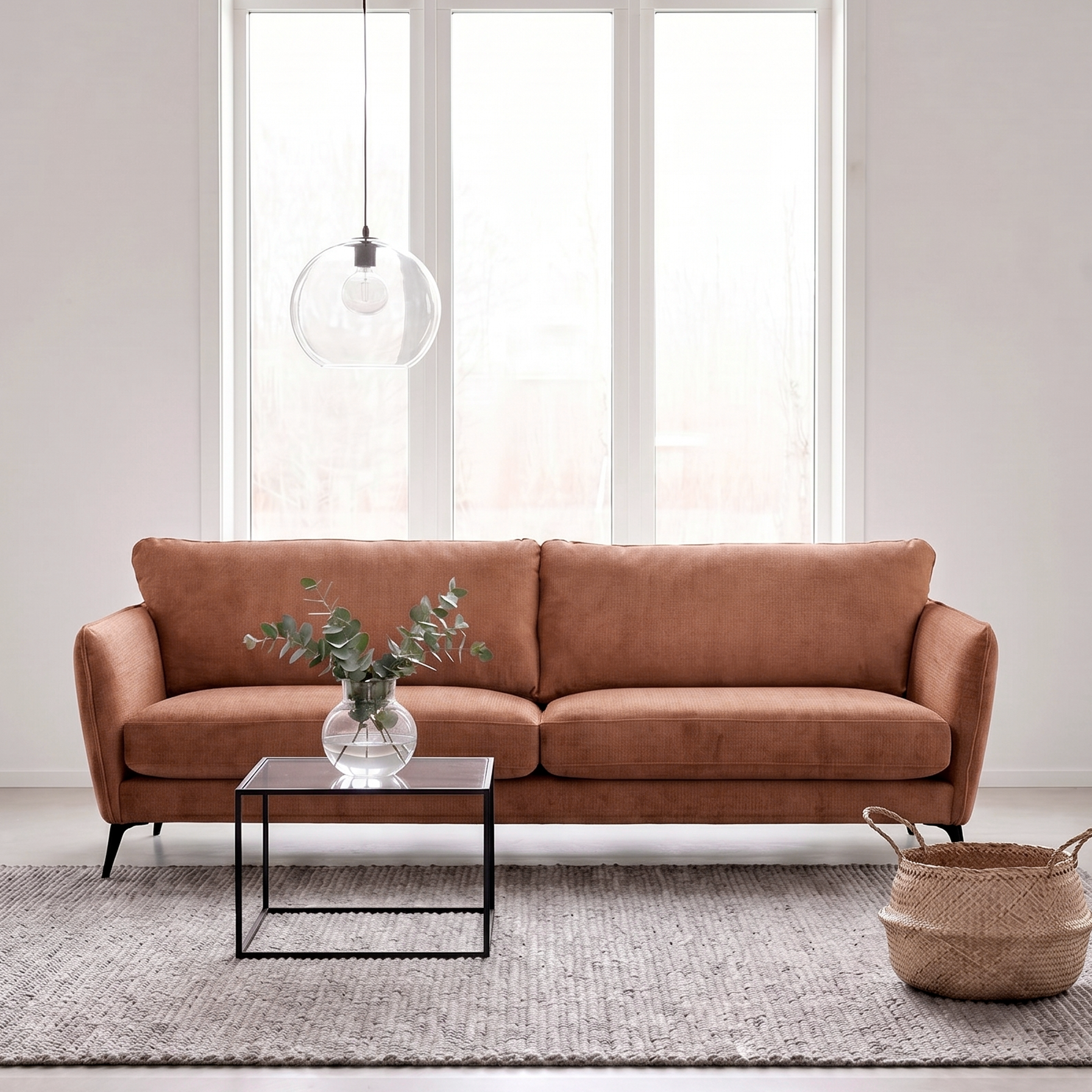 Pablo 3h-sohva 232 cm, Perfect Harmony-kangas