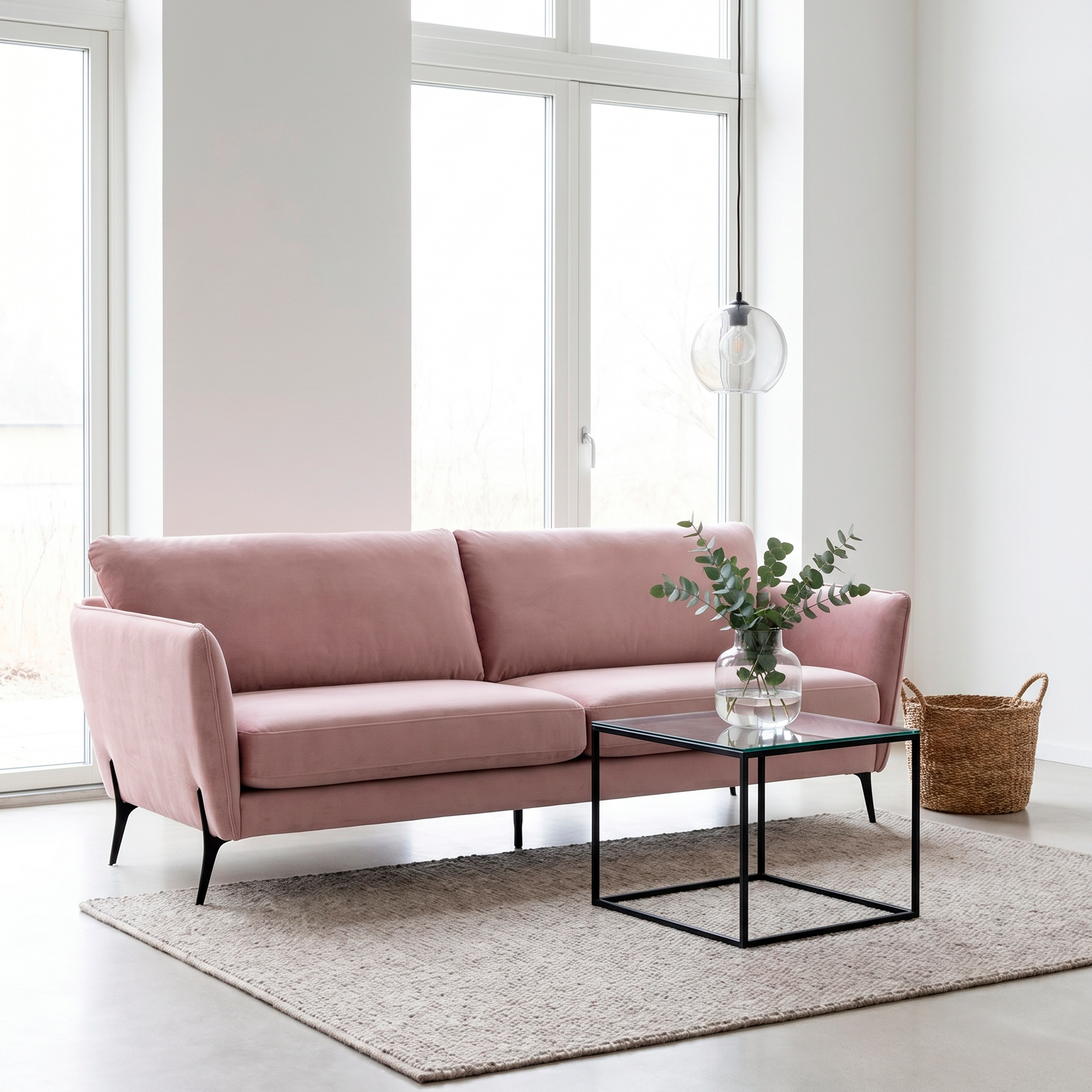 Pablo 3h-sohva 232 cm, Perfect Harmony-kangas