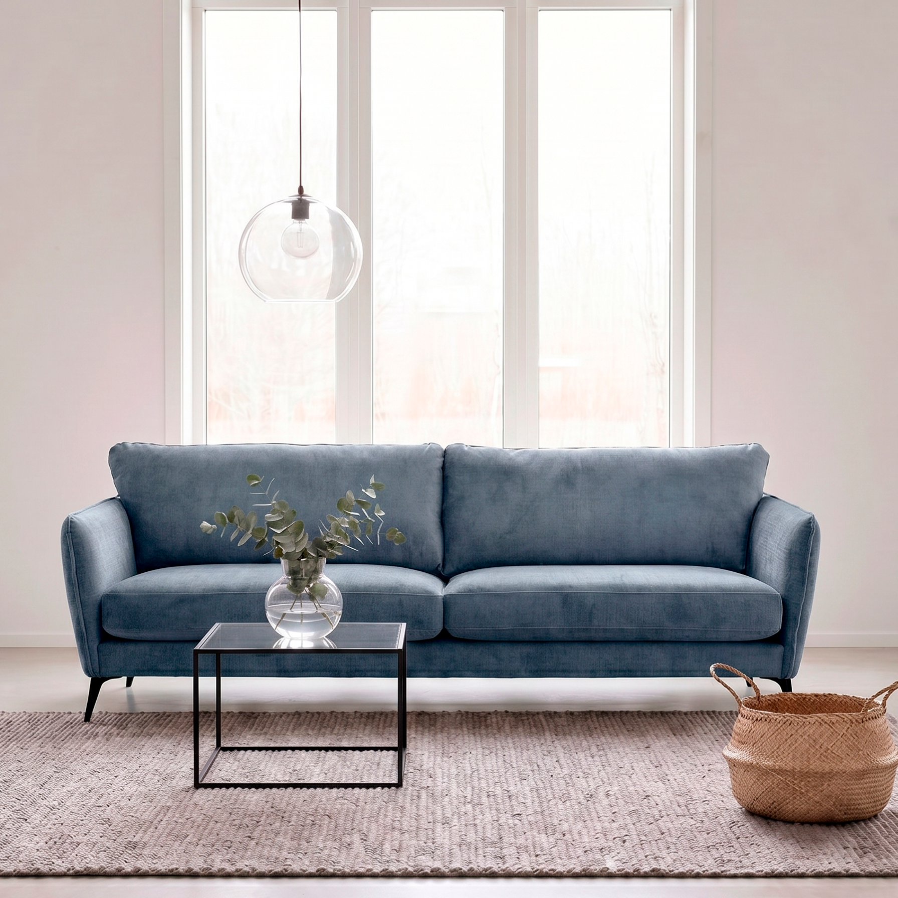 Pablo 3h-sohva 232 cm, Perfect Harmony-kangas