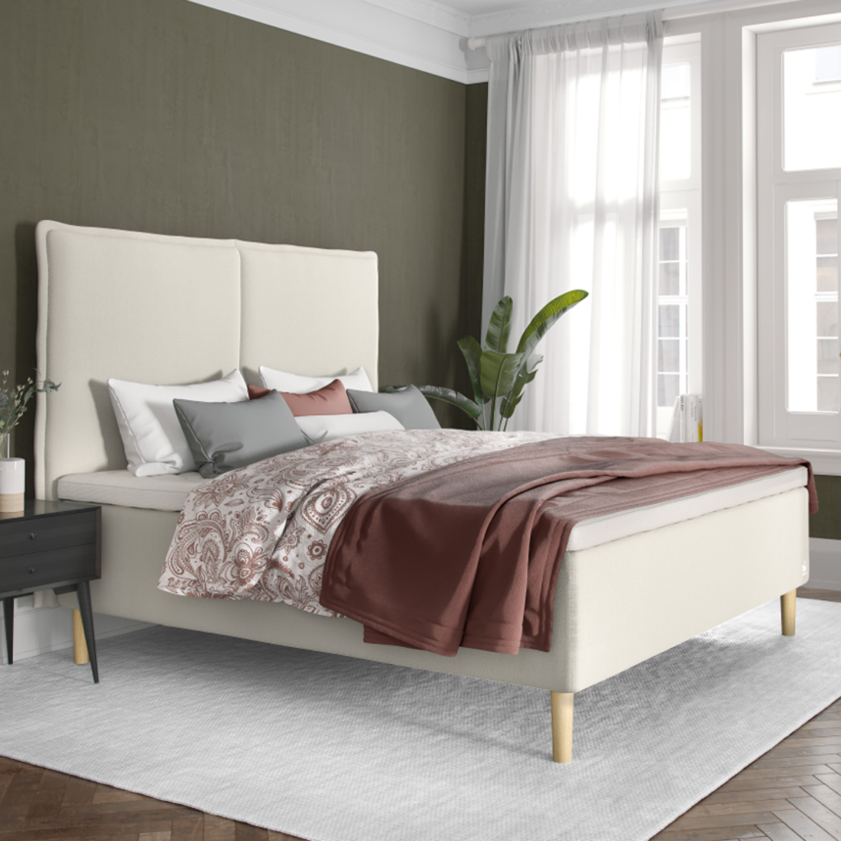 Zefir IntelliGel® runkopatjasänky 200x210 cm