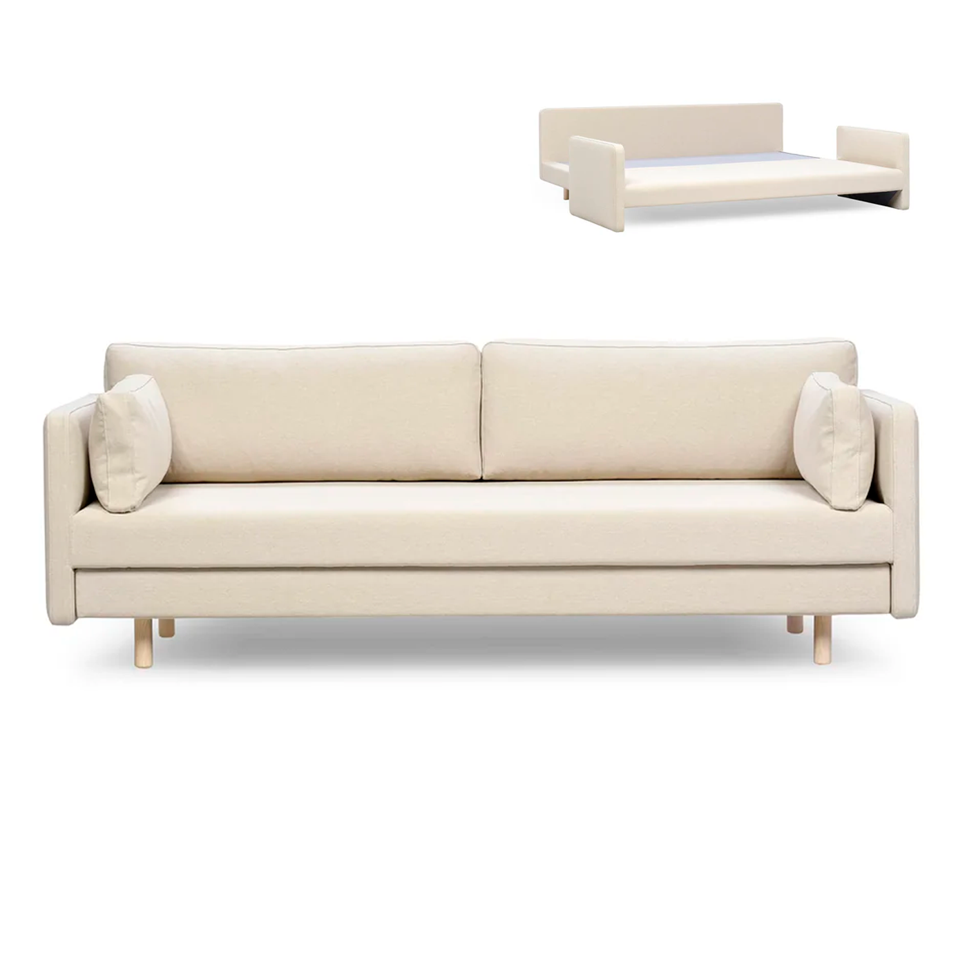 Twin vuodesohva 213 cm, Leaf-kangas