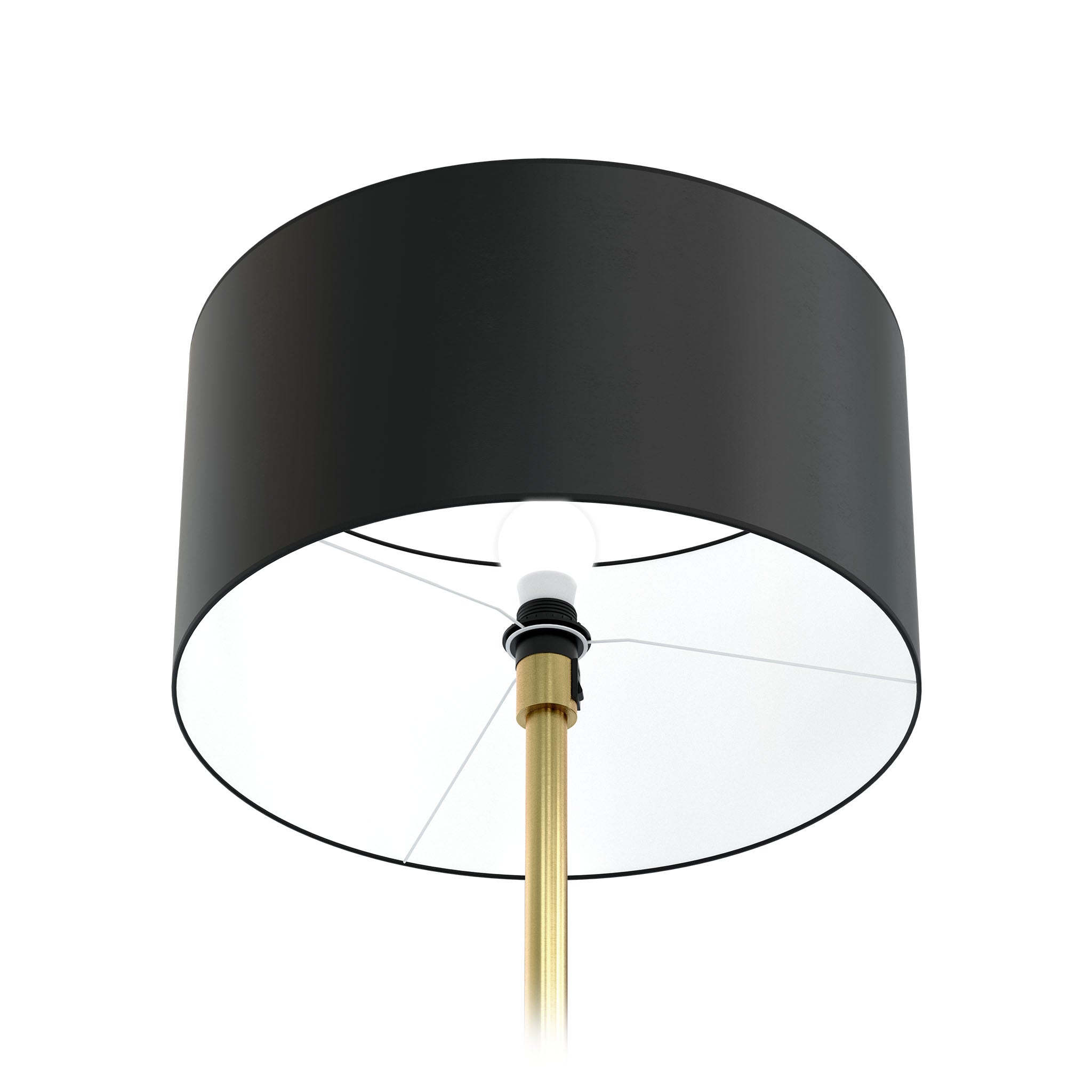 Austin lattiavalaisin matta messinki / musta