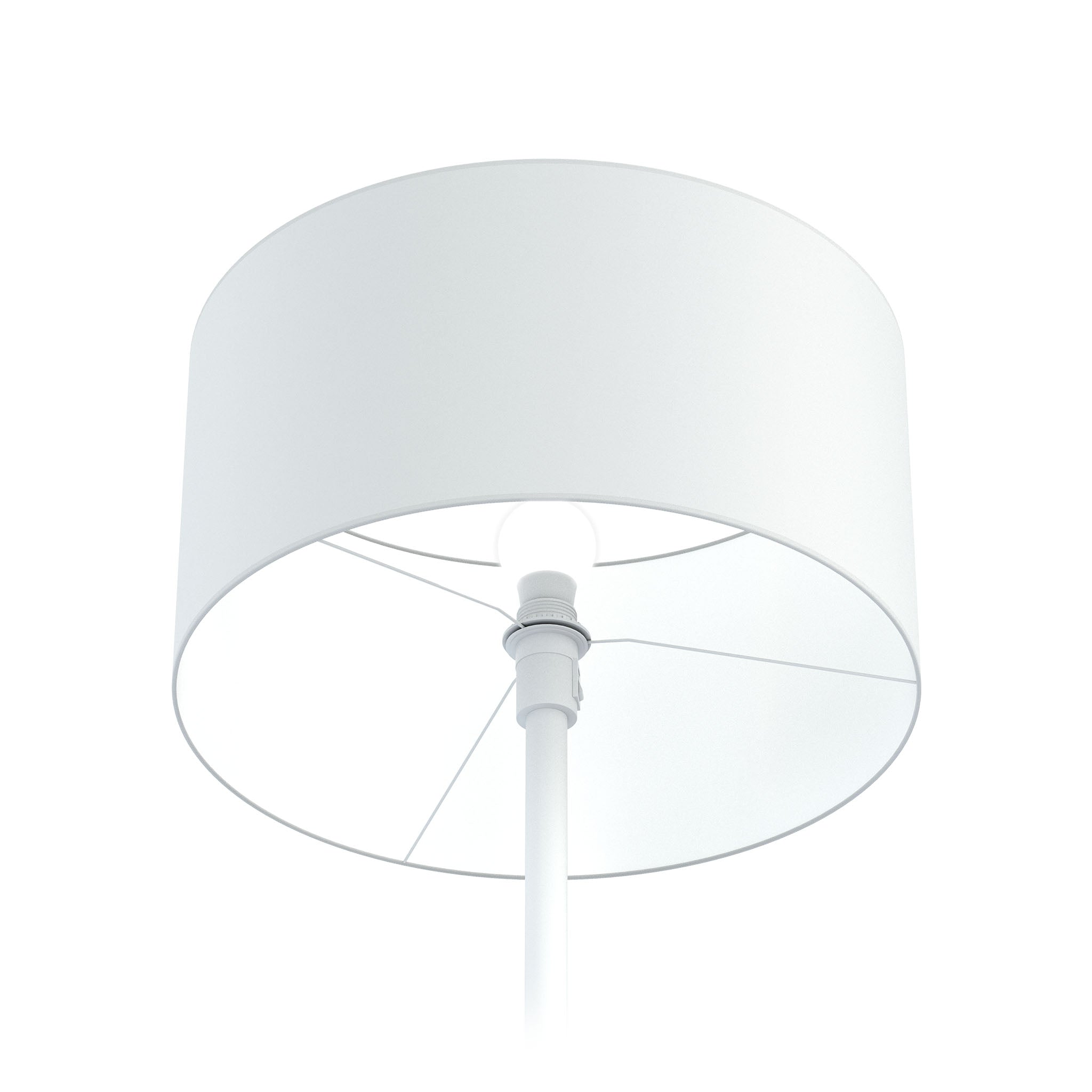 Austin lattiavalaisin matta valkoinen / valkoinen