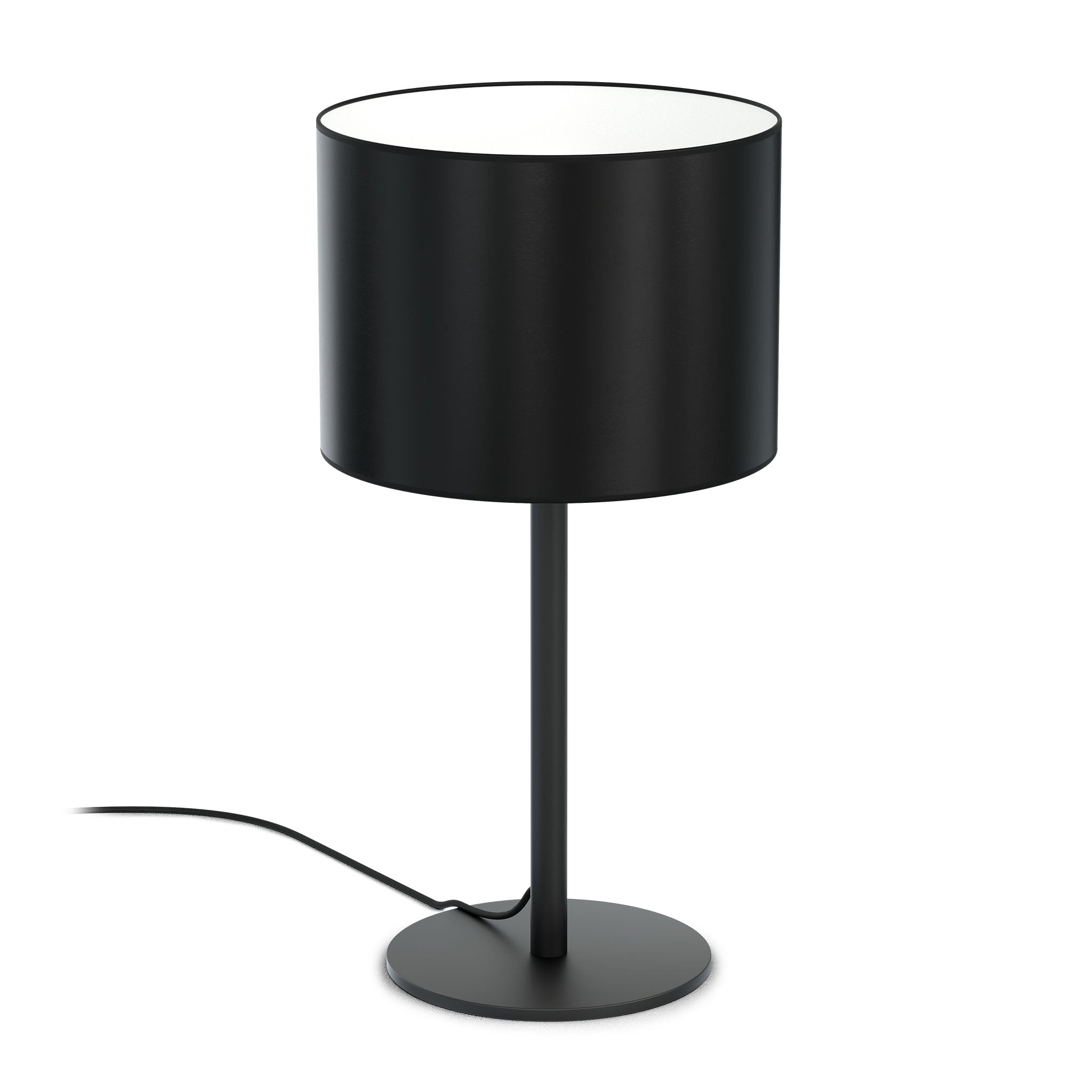 Austin pöytävalaisin matta musta / musta