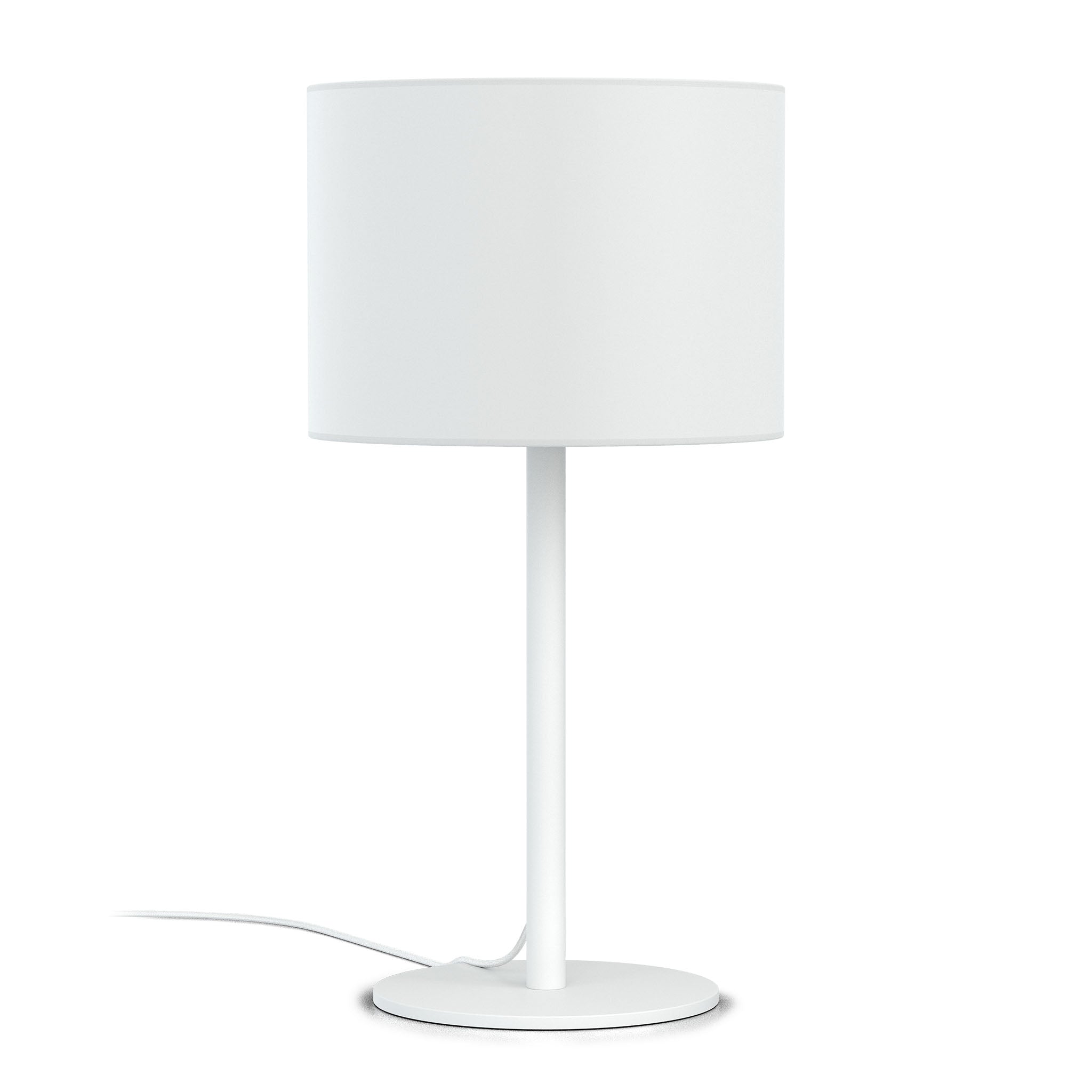 Austin pöytävalaisin matta valkoinen / valkoinen