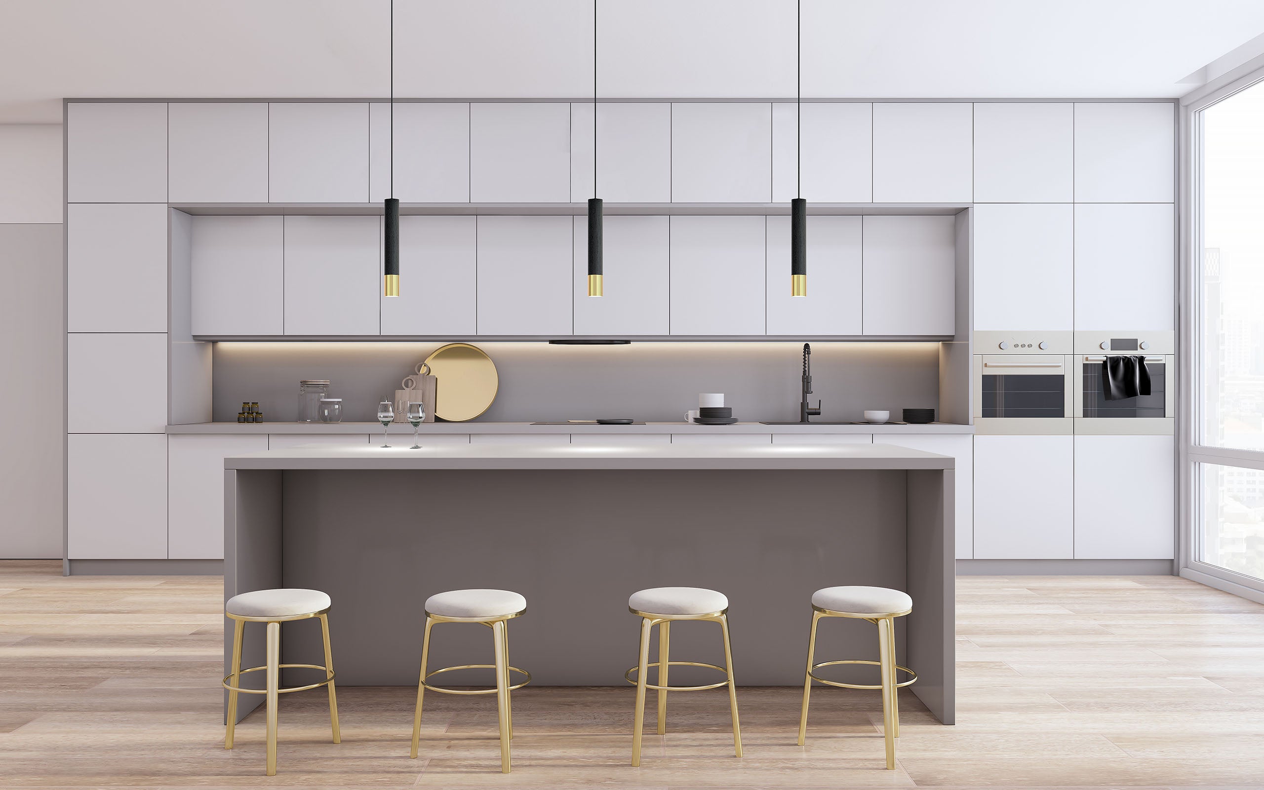 Isle kattovalaisin musta puu / messinki