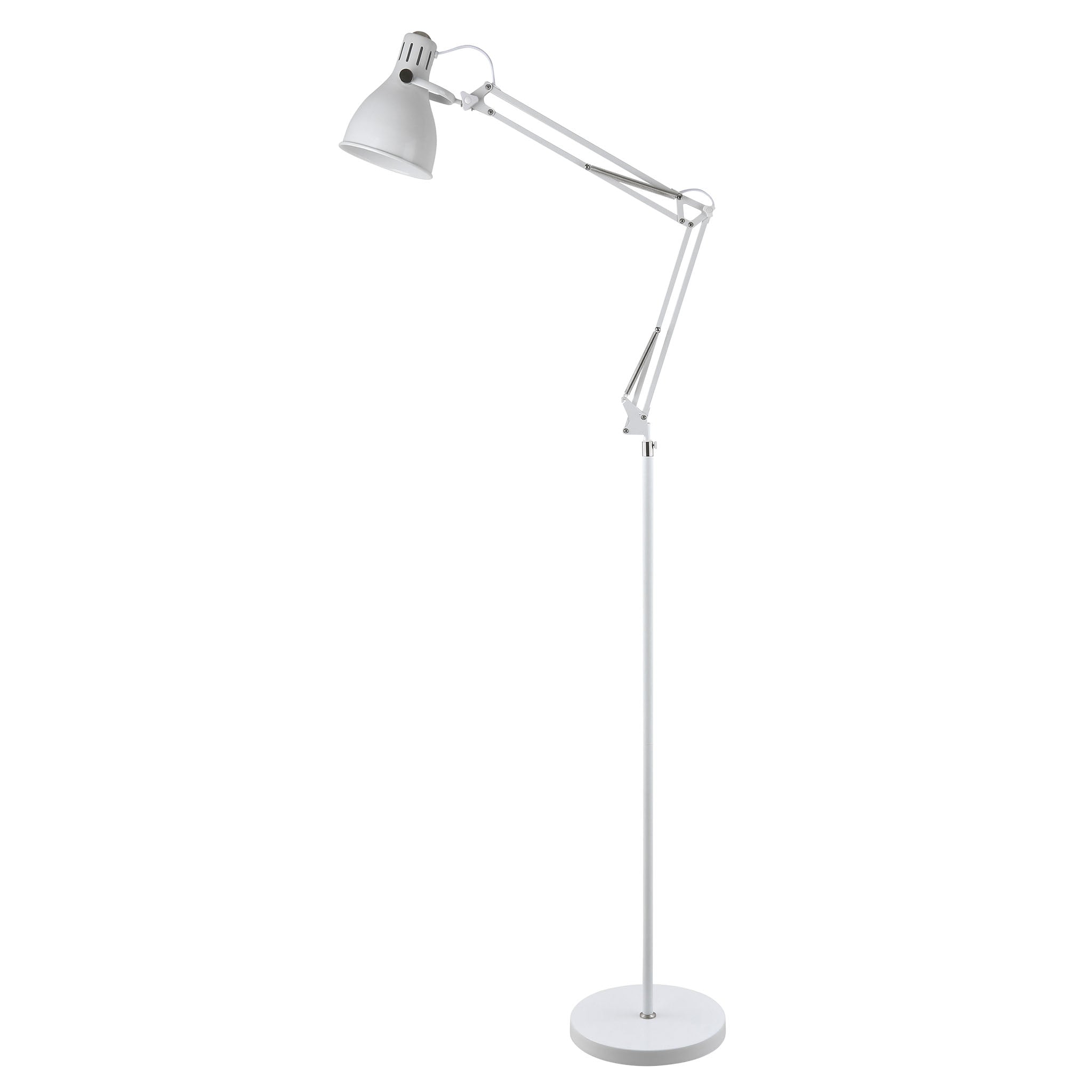 Leader lattiavalaisin kiiltävä valkoinen