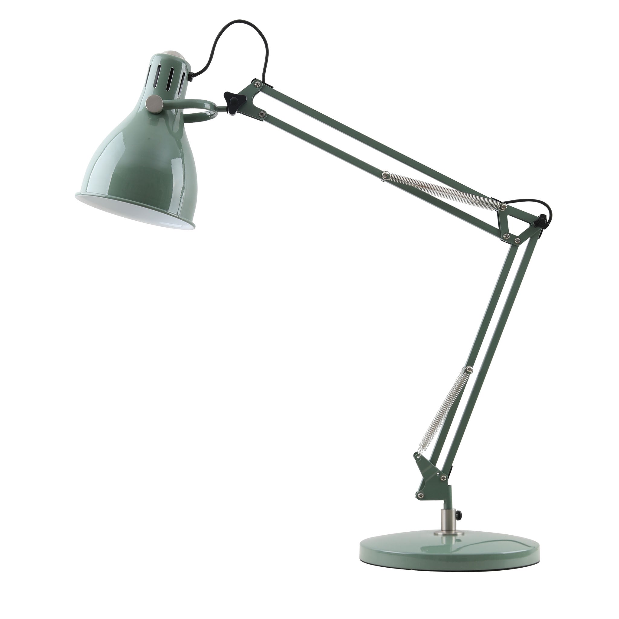 Leader pöytävalaisin kiiltävä vihreä