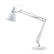 Leader pöytävalaisin kiiltävä valkoinen