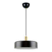 Trendo kattovalaisin matta musta / messinki