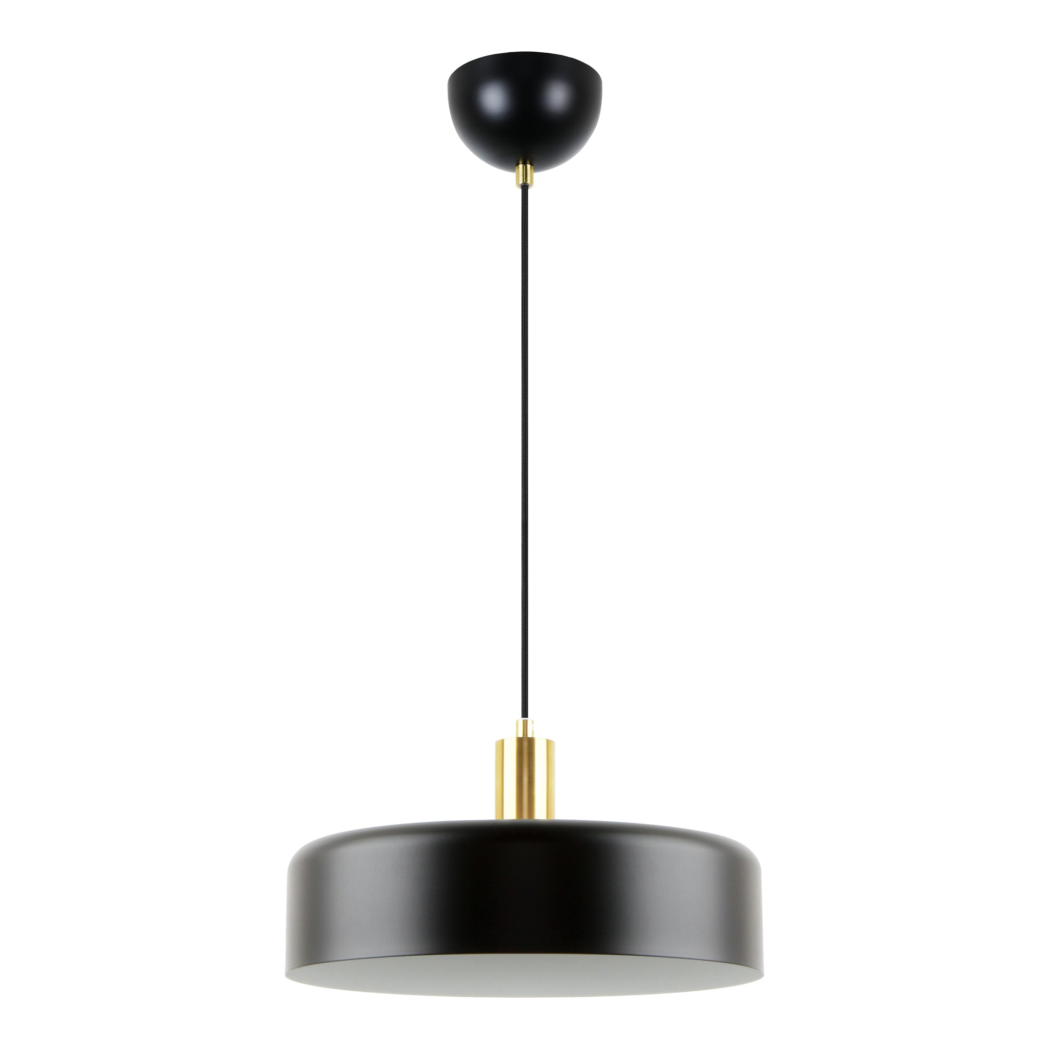 Trendo kattovalaisin matta musta / messinki