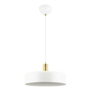 Trendo kattovalaisin matta valkoinen / messinki